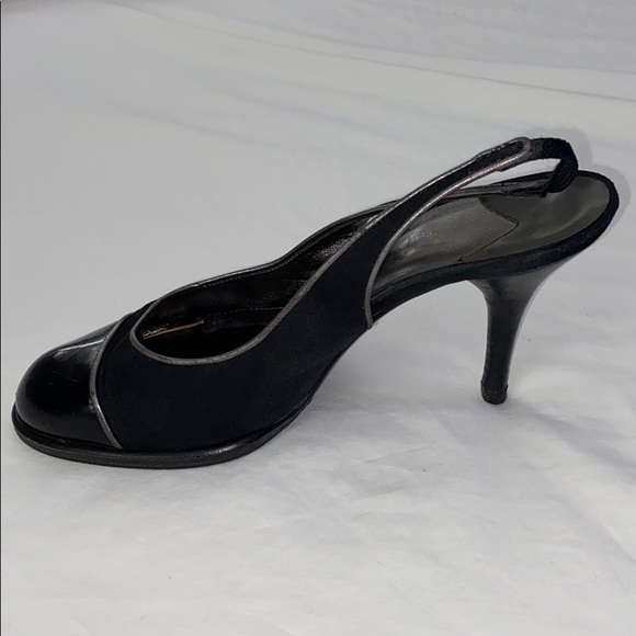 CHANEL Shoes - Chanel Black Slingback Pumps